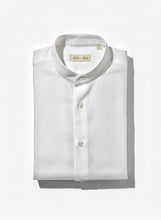 Carica l'immagine nel visualizzatore di Gallery, Camicia di lino Bianca coreana Uomo puro lino 100% Made in Italy