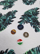 Carica l'immagine nel visualizzatore di Gallery, Pantaloncino in Jersey cotone Shorts Bermuda fantasia Tropical 100% Cotone 2 tasche laterali Made in Italy