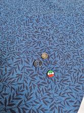 Load image into Gallery viewer, Bermuda Pantaloncino Blue Denim Fantasia Puro Cotone Shorts 2 tasche laterali Made in Italy
