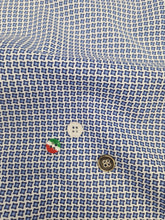 Carica l'immagine nel visualizzatore di Gallery, Bermuda Pantaloncino puro cotone popeline fantasia Pied de poule Shorts 2 tasche laterali Made in Italy