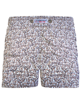 Carica l&#39;immagine nel visualizzatore di Gallery, Pantaloncino in cotone Shorts Bermuda fantasia flower 100% Cotone 2 tasche laterali Made in Italy
