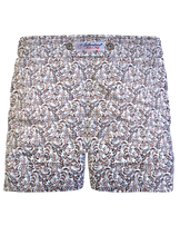 Load image into Gallery viewer, Pantaloncino in cotone Shorts Bermuda fantasia flower 100% Cotone 2 tasche laterali Made in Italy