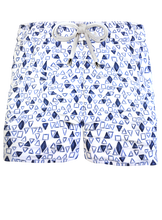 Load image into Gallery viewer, Pantaloncino in cotone Shorts Bermuda fantasia Geometrica 100% Cotone 2 tasche laterali Made in Italy