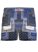 Carica l'immagine nel visualizzatore di Gallery, Pantaloncino Shorts Bermuda Fantasia 100% Cotone 2 tasche laterali Made in Italy