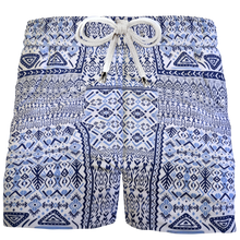 Load image into Gallery viewer, Pantaloncino in cotone Shorts Bermuda fantasia Geometrica 100% Cotone 2 tasche laterali Made in Italy