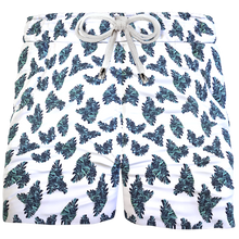 Carica l'immagine nel visualizzatore di Gallery, Pantaloncino in Jersey cotone Shorts Bermuda fantasia Tropical 100% Cotone 2 tasche laterali Made in Italy