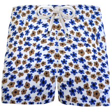 Load image into Gallery viewer, Pantaloncino in cotone Shorts Bermuda fantasia flower 100% Cotone 2 tasche laterali Made in Italy