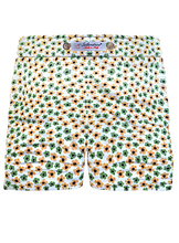 Carica l'immagine nel visualizzatore di Gallery, Pantaloncino Shorts Bermuda fantasia Floreale 100% Cotone 2 tasche laterali Made in Italy