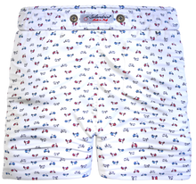 Carica l&#39;immagine nel visualizzatore di Gallery, Bermuda Pantaloncino Vespa Style puro cotone Shorts 2 tasche laterali Made in Italy
