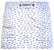 Load image into Gallery viewer, Bermuda Pantaloncino Vespa Style puro cotone Shorts 2 tasche laterali Made in Italy