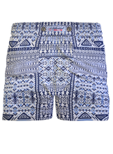 Load image into Gallery viewer, Pantaloncino in cotone Shorts Bermuda fantasia Geometrica 100% Cotone 2 tasche laterali Made in Italy