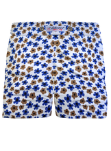 Load image into Gallery viewer, Pantaloncino in cotone Shorts Bermuda fantasia flower 100% Cotone 2 tasche laterali Made in Italy