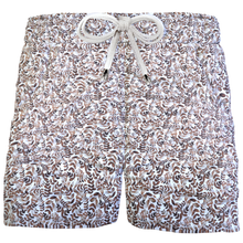 Load image into Gallery viewer, Pantaloncino in cotone Shorts Bermuda fantasia flower 100% Cotone 2 tasche laterali Made in Italy