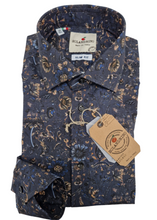 Carica l'immagine nel visualizzatore di Gallery, Camicia fantasia Fashion cotone fantasia cotone made in italy