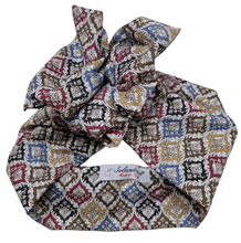 Load image into Gallery viewer, Turbante Fantasia Design puro cotone Made in Italy Fascia Capelli hairband