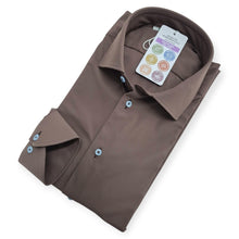 Carica l'immagine nel visualizzatore di Gallery, Camicia Stretch No Stiro No Piega No Iron anti alone made in italy massima traspirabilità