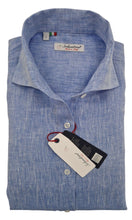 Load image into Gallery viewer, Camicia Lino Azzurro puro lino egiziano alta qualità made in italy