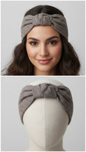 Load image into Gallery viewer, Turbante in Cotone Spigatino vinaccia Made in Italy Fascia Capelli Hairband headband