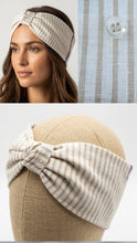 Load image into Gallery viewer, Turbante fantasia in cotone lino anallergico Fascia Capelli Made in Italy Hairband headband