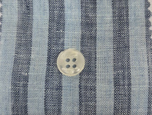 Load image into Gallery viewer, Turbante in lino fasciato azzurro fantasia Fascia Capelli Made in Italy Hairband headband