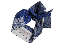 Carica l'immagine nel visualizzatore di Gallery, Turbante fantasia design cotone made in Italy fascia capelli hairband