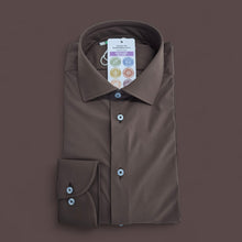 Carica l'immagine nel visualizzatore di Gallery, Camicia Stretch No Stiro No Piega No Iron anti alone made in italy massima traspirabilità