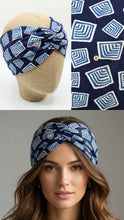 Carica l'immagine nel visualizzatore di Gallery, Turbante fantasia in cotone viscosa anallergico Fascia Capelli Made in Italy Hairband headband