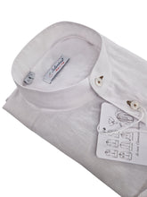 Carica l'immagine nel visualizzatore di Gallery, Camicia Lino Bianca coreana lino Bianco alta qualità Made in Italy