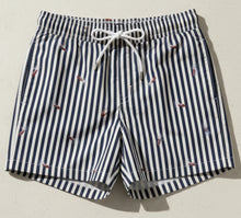 Carica l'immagine nel visualizzatore di Gallery, Boxer Mare Bermuda 100% Cotone costume da bagno Made in Italy Shorts 2 tasche laterali