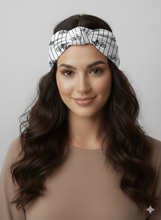 Carica l'immagine nel visualizzatore di Gallery, Turbante bicicletta fantasia bike rigata cotone Made in Italy Fascia Capelli Hairband headband