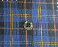 Carica l'immagine nel visualizzatore di Gallery, Turbante Principe di Galles Blu in cotone anallergico Fascia Capelli Made in Italy Hairband headband