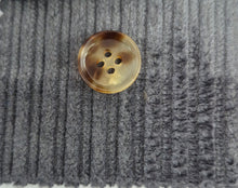 Load image into Gallery viewer, Turbante in Cotone Velluto Dark grigio Made in Italy Fascia Capelli Hairband headband