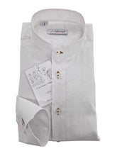 Carica l'immagine nel visualizzatore di Gallery, Camicia Lino Bianca coreana lino Bianco alta qualità Made in Italy