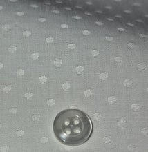 Carica l'immagine nel visualizzatore di Gallery, Turbante bianco a pois cotone fantasia Made in Italy Fascia Capelli Hairband headband