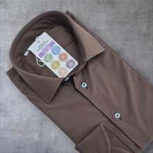 Carica l'immagine nel visualizzatore di Gallery, Camicia Stretch No Stiro No Piega No Iron anti alone made in italy massima traspirabilità