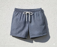 Carica l'immagine nel visualizzatore di Gallery, Boxer Mare Bermuda 100% Cotone nido d'ape costume da bagno Made in Italy Shorts 2 tasche laterali