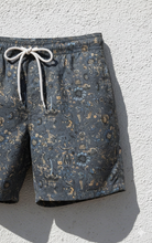 Carica l'immagine nel visualizzatore di Gallery, Boxer fantasia blu Pantaloncino fantasia 100% Cotone Made in Italy Fantasia Shorts 2 tasche laterali