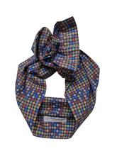 Carica l'immagine nel visualizzatore di Gallery, Turbante Fantasia design cotone Made in Italy Fascia Capelli hairband