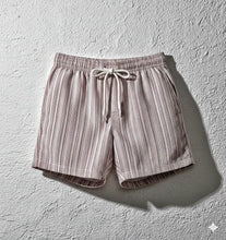 Carica l'immagine nel visualizzatore di Gallery, Boxer bermuda fantasia 100% Cotone costume da bagno Made in Italy Shorts 2 tasche laterali