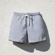 Carica l'immagine nel visualizzatore di Gallery, Bermuda Pantaloncino Boxer mare 100% Cotone Made in Italy Fantasia Shorts 2 tasche laterali