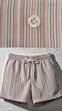 Carica l'immagine nel visualizzatore di Gallery, Boxer bermuda fantasia 100% Cotone costume da bagno Made in Italy Shorts 2 tasche laterali