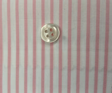 Load image into Gallery viewer, Camicia Uomo a righe rosa rigato popeline titolo 120 alta qualità elegante puro cotone colletto mezzo francese oxford Made in Italy