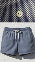 Carica l'immagine nel visualizzatore di Gallery, Boxer Mare Bermuda 100% Cotone nido d'ape costume da bagno Made in Italy Shorts 2 tasche laterali