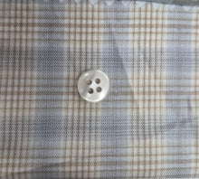 Carica l'immagine nel visualizzatore di Gallery, Turbante Principe di Galles Chiaro fantasia madras scozzese in cotone anallergico Fascia Capelli Made in Italy Hairband headband