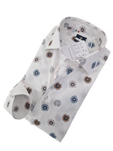 Carica l'immagine nel visualizzatore di Gallery, Camicia Fantasia floreale Made in Italy