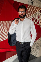 Load image into Gallery viewer, Camicia Bianca NO STIRO - puro cotone Nido d'ape