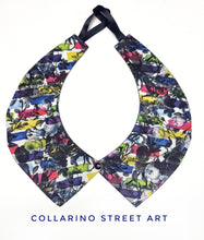 Carica l'immagine nel visualizzatore di Gallery, Colletto Donna fashion Design Street Art collarino cotone