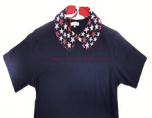 Carica l'immagine nel visualizzatore di Gallery, Colletto Donna fashion Design Red Starfish collarino cotone
