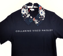Carica l&#39;immagine nel visualizzatore di Gallery, Colletto Donna fashion Design Visco Paisley collarino cotone
