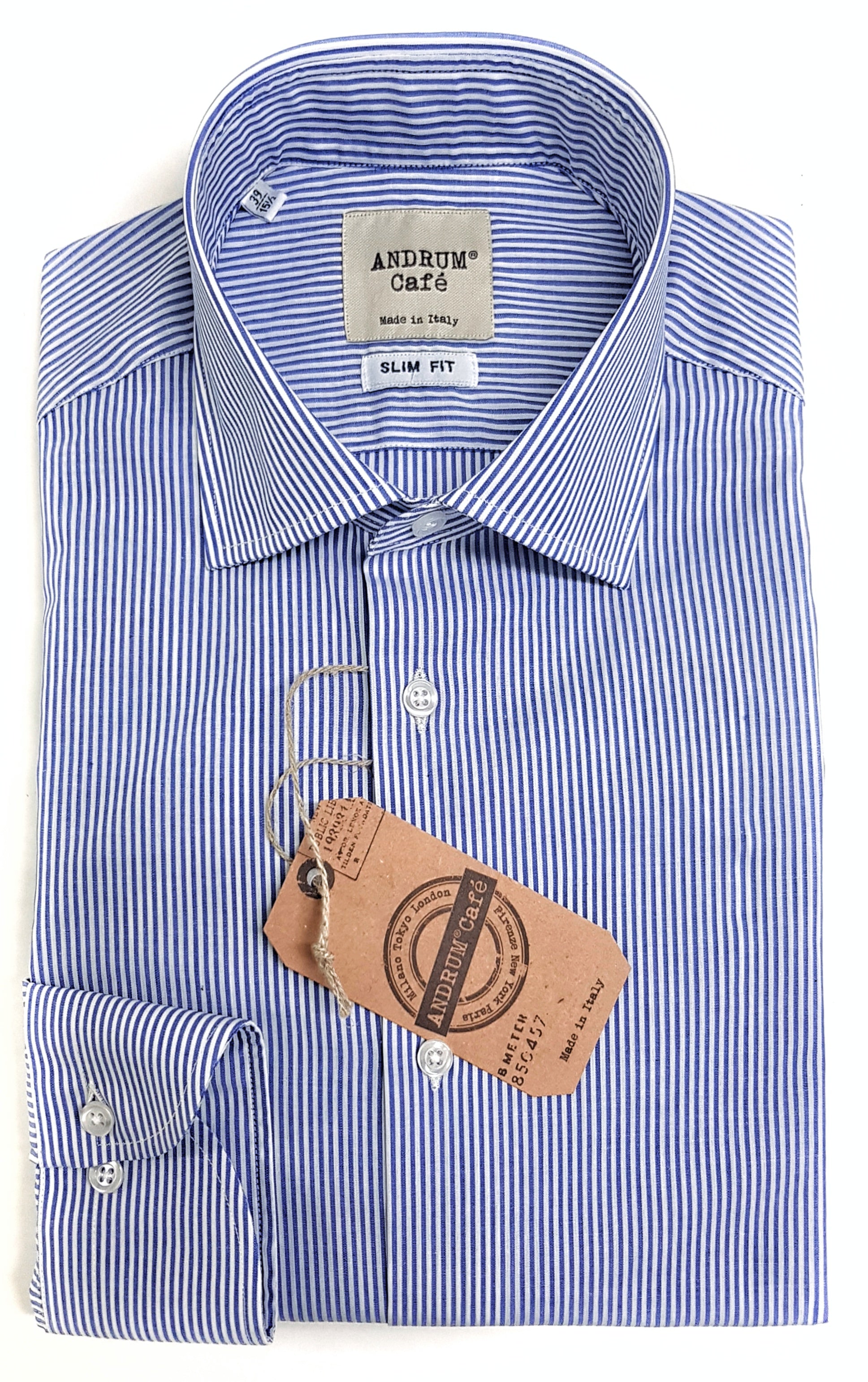 Camicie Classiche Da Uomo A Fantasia Righe In Cotone | Acquisti - Foto 7